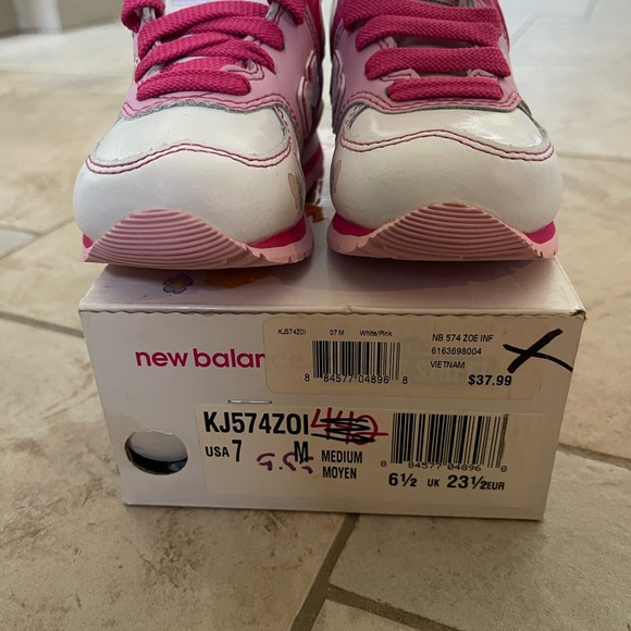 NIB New Balance 574 toddler Size 7 - Picture 4 of 6